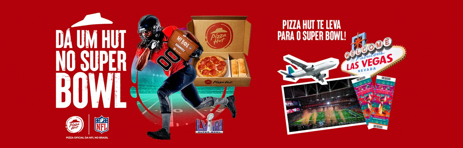 Promoção Pizza Hut 2023 na NFL