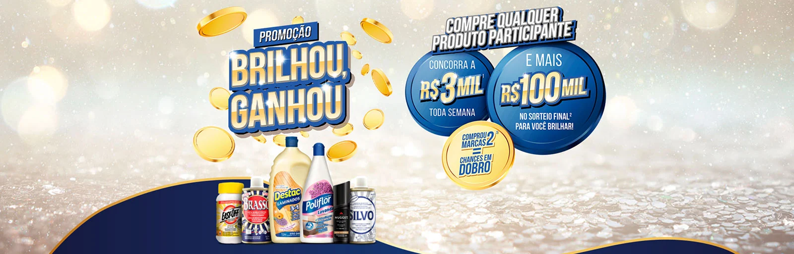 Promoção Reckitt 2024 Brilhou, Ganhou