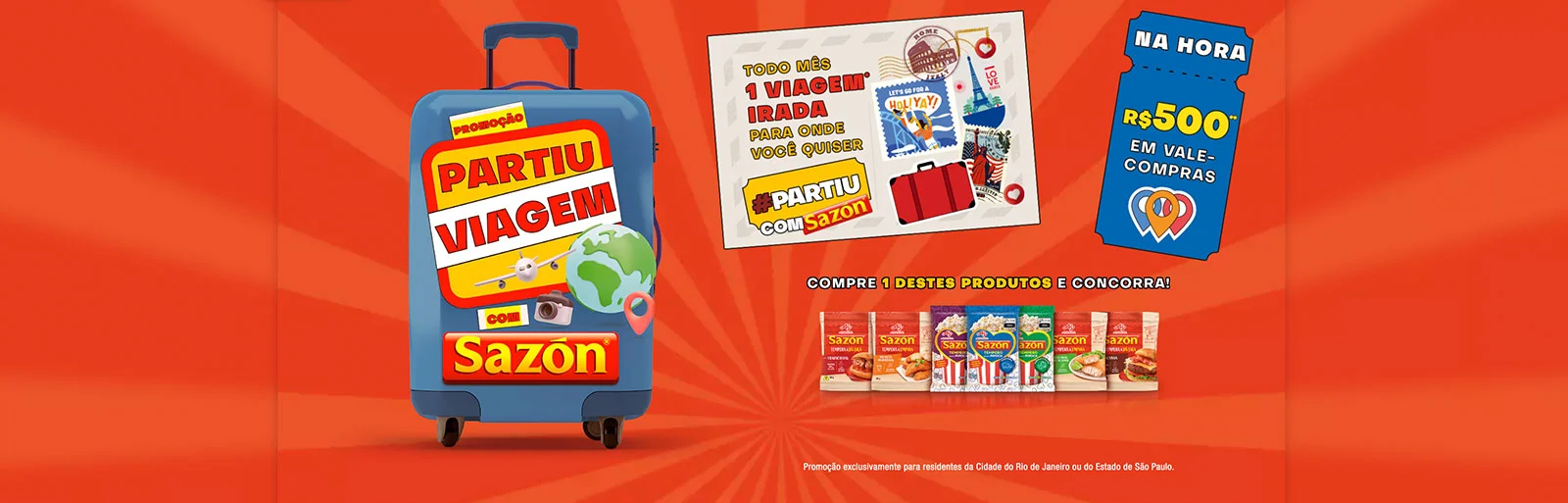 Promoção Partiu com Sazón 2024