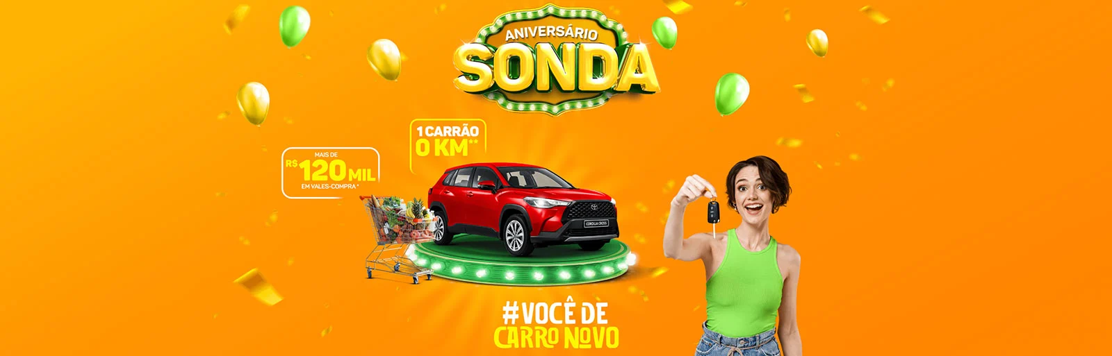 Promoção Sonda 2023 Aniversário