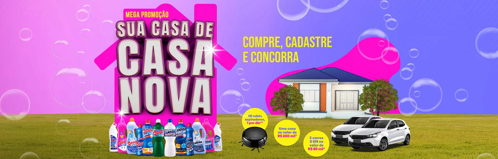 Promoção Super Cândida QBoa 2023 Casa Nova