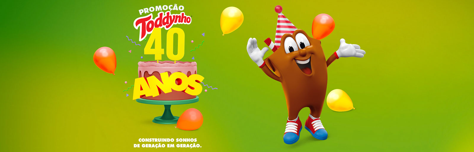 Toddynho lança promoção para celebrar os 40 anos da marca