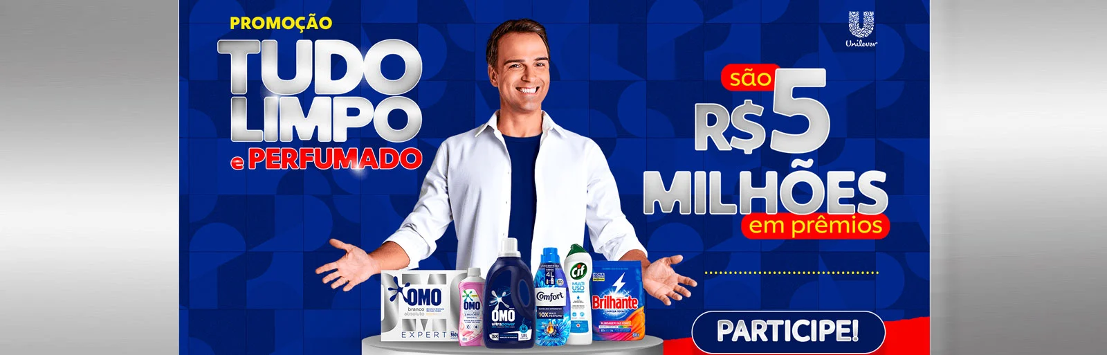 Promoção Unilever OMO 2023 Tudo Limpo e Perfumado