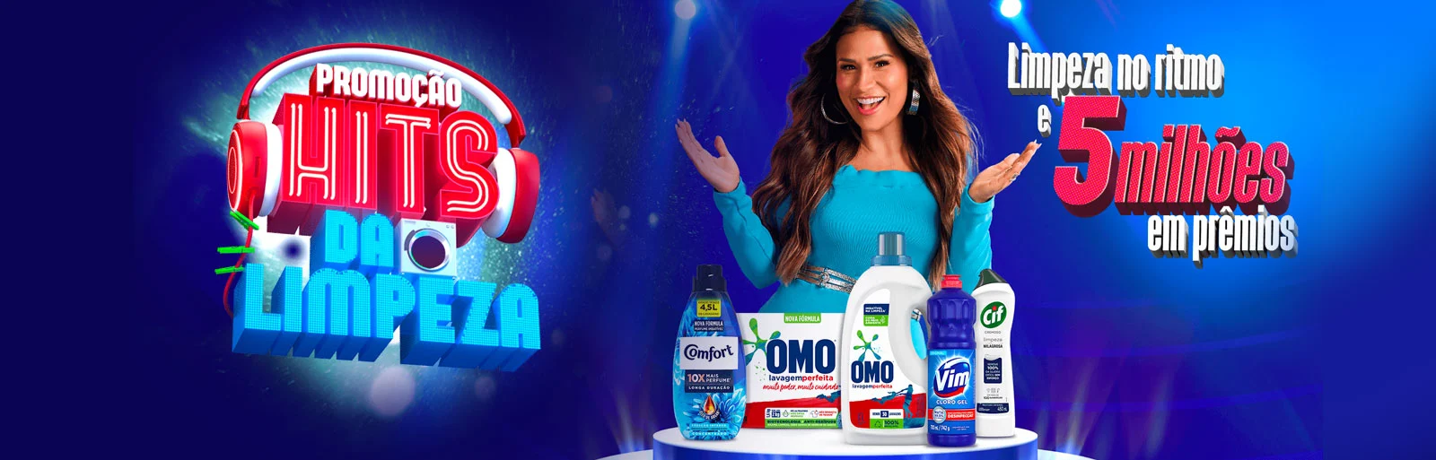 Promoção Unilever OMO Comfort 2024 Hits da Limpeza
