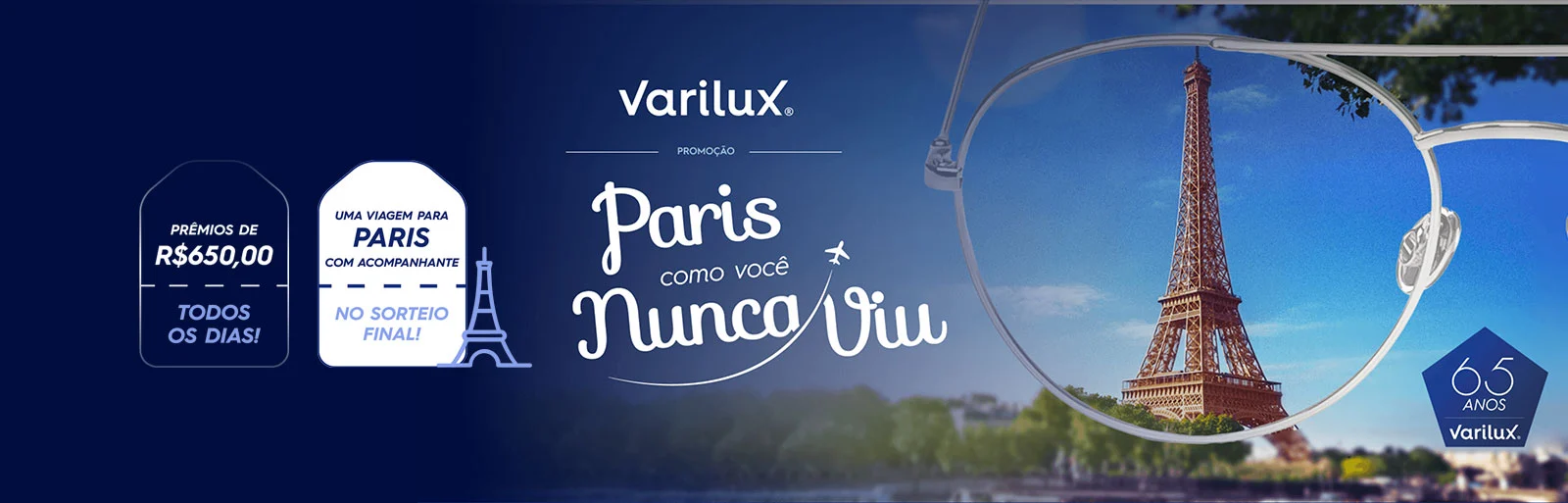 Promoção Varilux 2024 Paris 