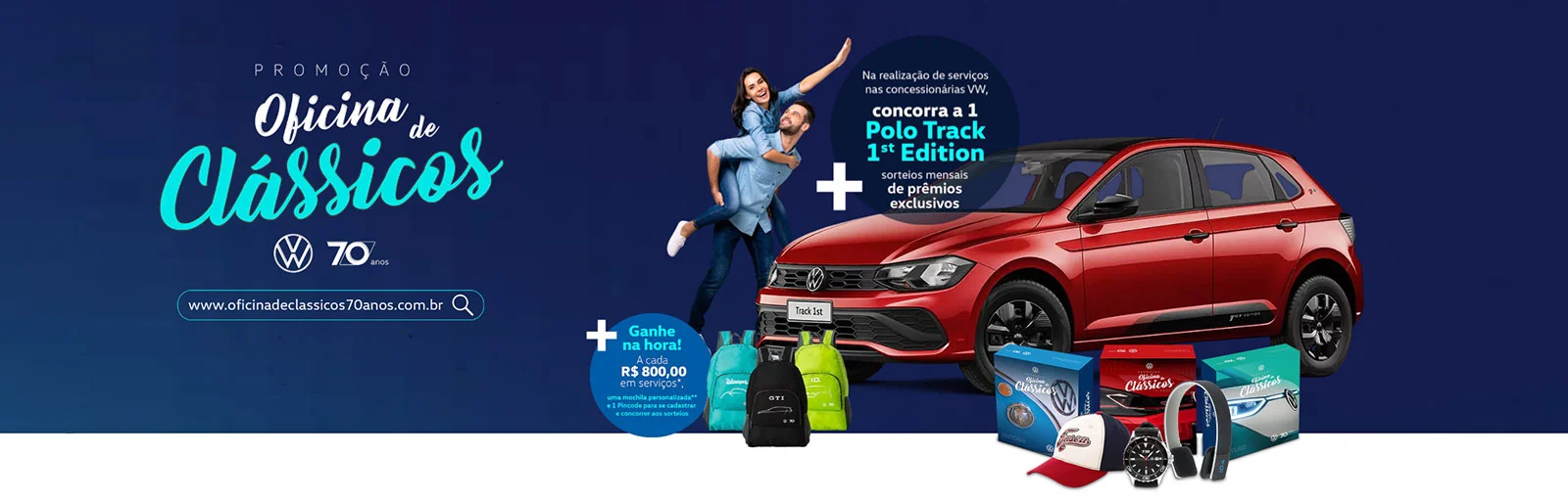 Promoção Volkswagem 2023 Oficina de Clássicos 70 Anos