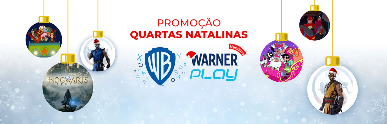Promoção Warner Play 2023 Quartas Natalinas