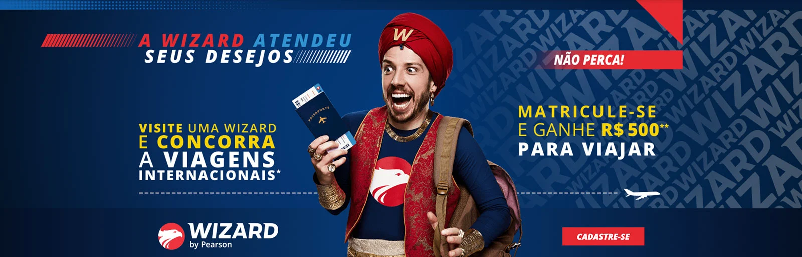 Wizard By Pearson comemora 35 anos com nova campanha