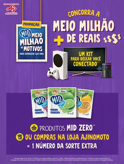 Promoção MID 2024 Meio Milhão de Motivos para Refrescar sua Vida