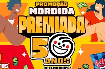 Promoção Elma Chips 50 Anos -  Mordida Premiada 