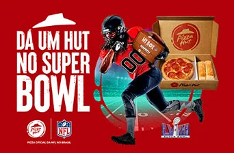 Promoção Pizza Hut 2023 na NFL