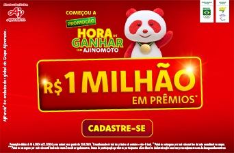 Promoção Hora de Ganhar com Ajinomoto 2024