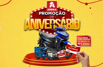 Promoção Andra 2024 Aniversário