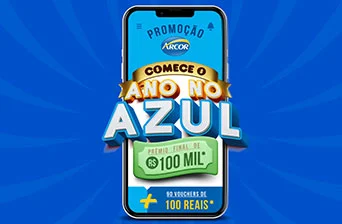 Promoção Arcor 2024 Comece o Ano no Azul