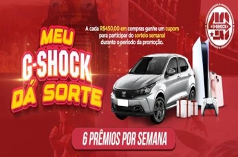 Promoção Casio 2024 Meu G-Shock dá Sorte
