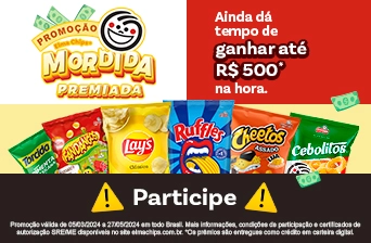 Promoção Elma Chips 2024 Mordida Premiada