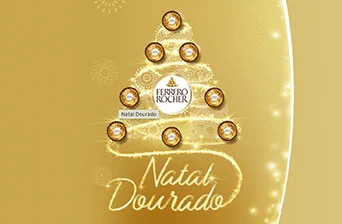 Promoção Ferrero Rocher 2023 Natal Dourado