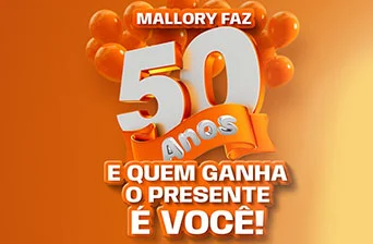 Promoção Mallory 50 Anos 2024