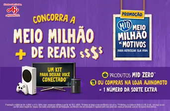 Promoção MID 2024 Meio Milhão de Motivos para Refrescar sua Vida