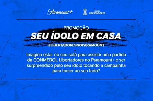 Promoção Ídolo em Sua Casa com Paramount+ 2024