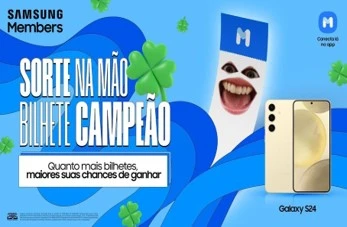 Promoção Samsung 2024 Sorte na Mão, Bilhete Campeão