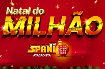 Promoção Spani Atacadista 2023 Natal do Milhão