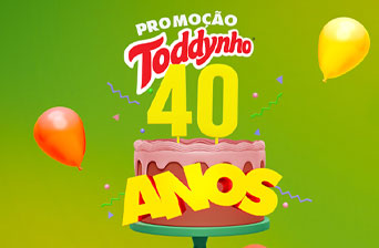 Toddynho lança promoção para celebrar os 40 anos da marca