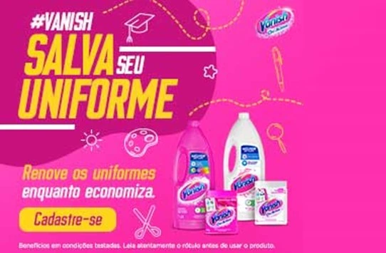 Vanish Salva seu Uniforme na Volta às Aulas 2024