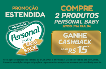 Promoção Personal Baby 2023 Cashback