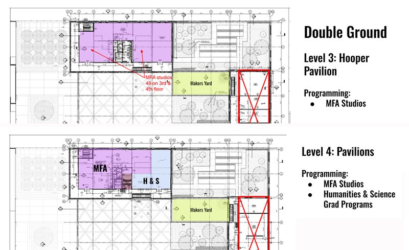 Hooper Pavilion, 3rd and 4th floors