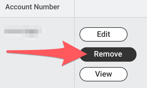 Remove button