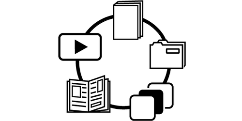 Icon of several different file formats