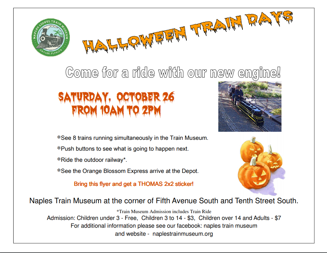 Halloween Train Days