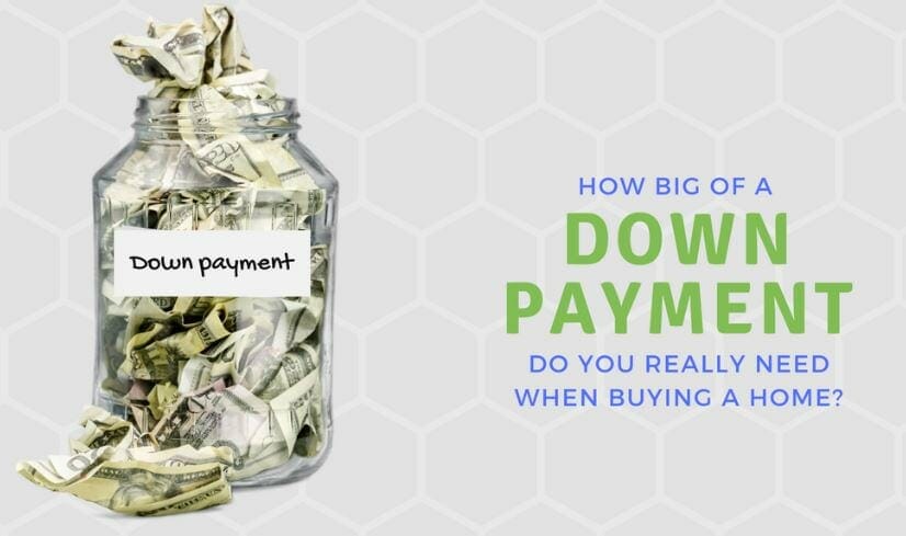 how much do you need for house down payment