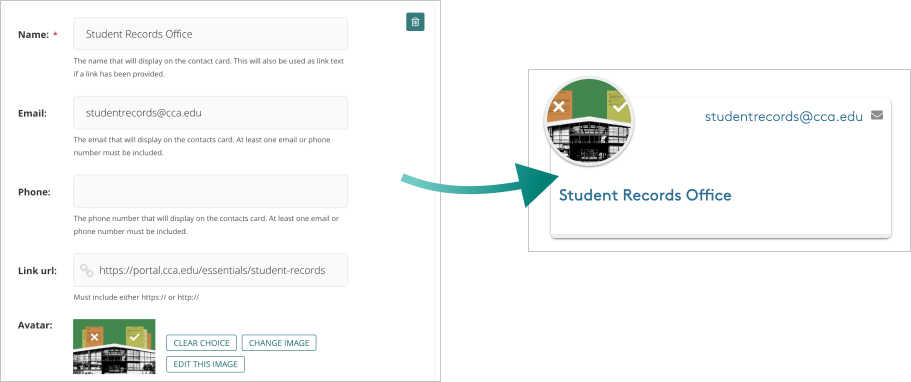 Custom Contact field in Wagtail and resulting contact block on page