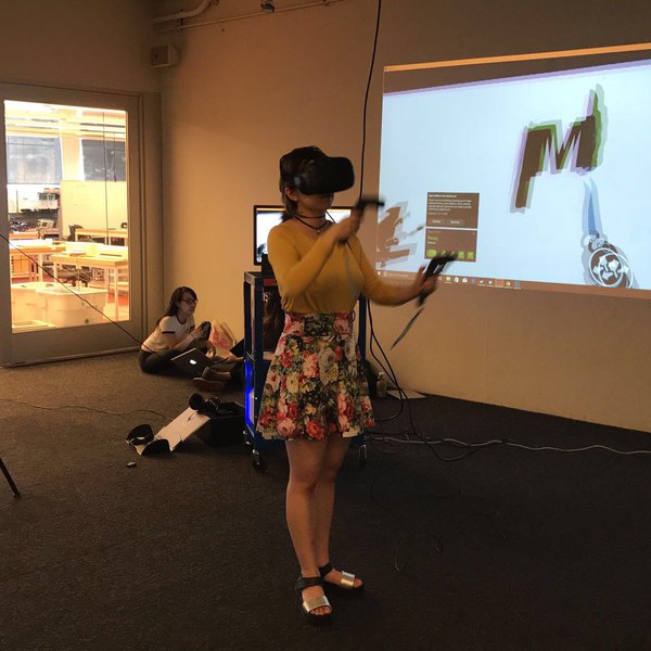 VR Cart in action