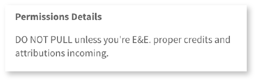 Permissions Details field in Bynder image info