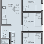 Three Bedroom Suite w/ Kitchen (Graduates)