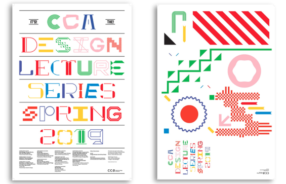 Spring 2019 Design Lecture Series Poster