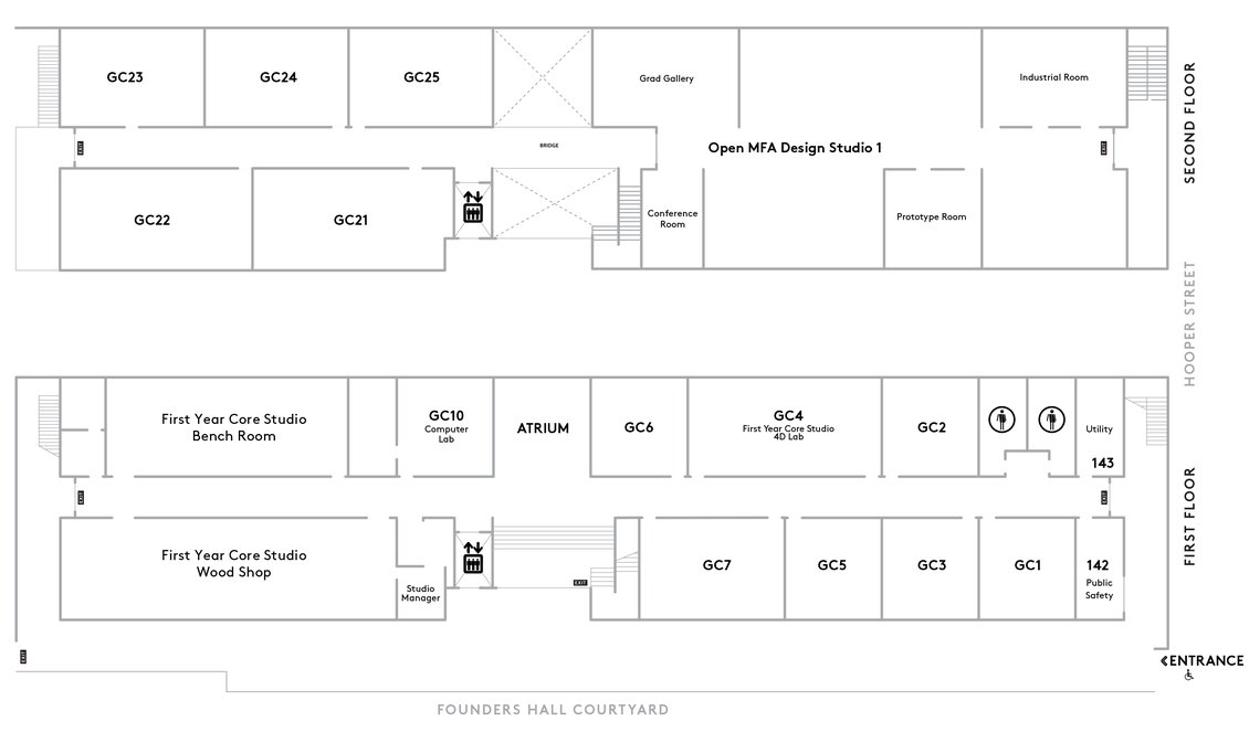 CCA Hooper Graduate Center Map