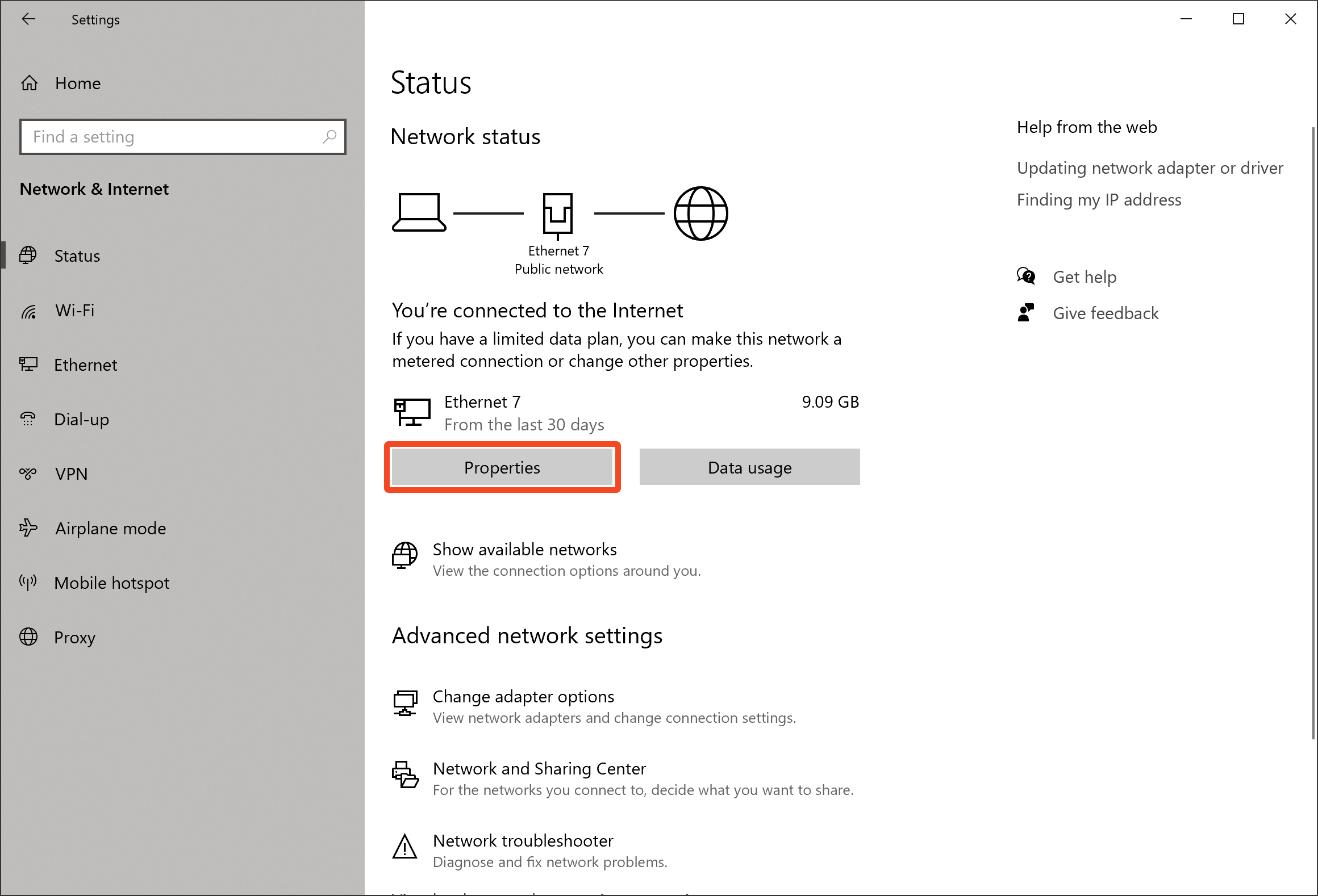 Find Network Details for a Device - CCA Portal