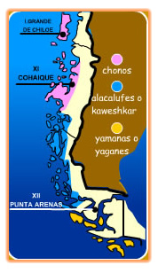 chonos ubicación