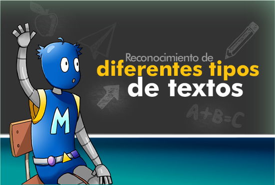 Reconocimiento de diferentes tipos de textos: cuentos, poema, noticia,  aviso, receta, carta