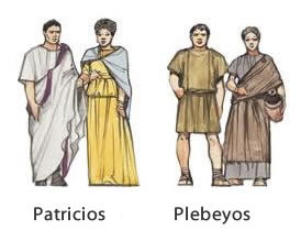 patricios y plebeyos