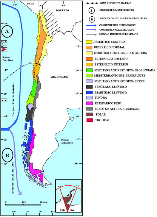 Climas Y Paisajes De Chile