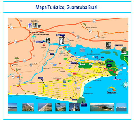 mapa turístico