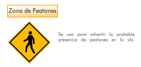 zona de peatones