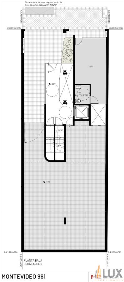 Venta Departamento 3 Dormitorios con balcón - Construcción - Centro