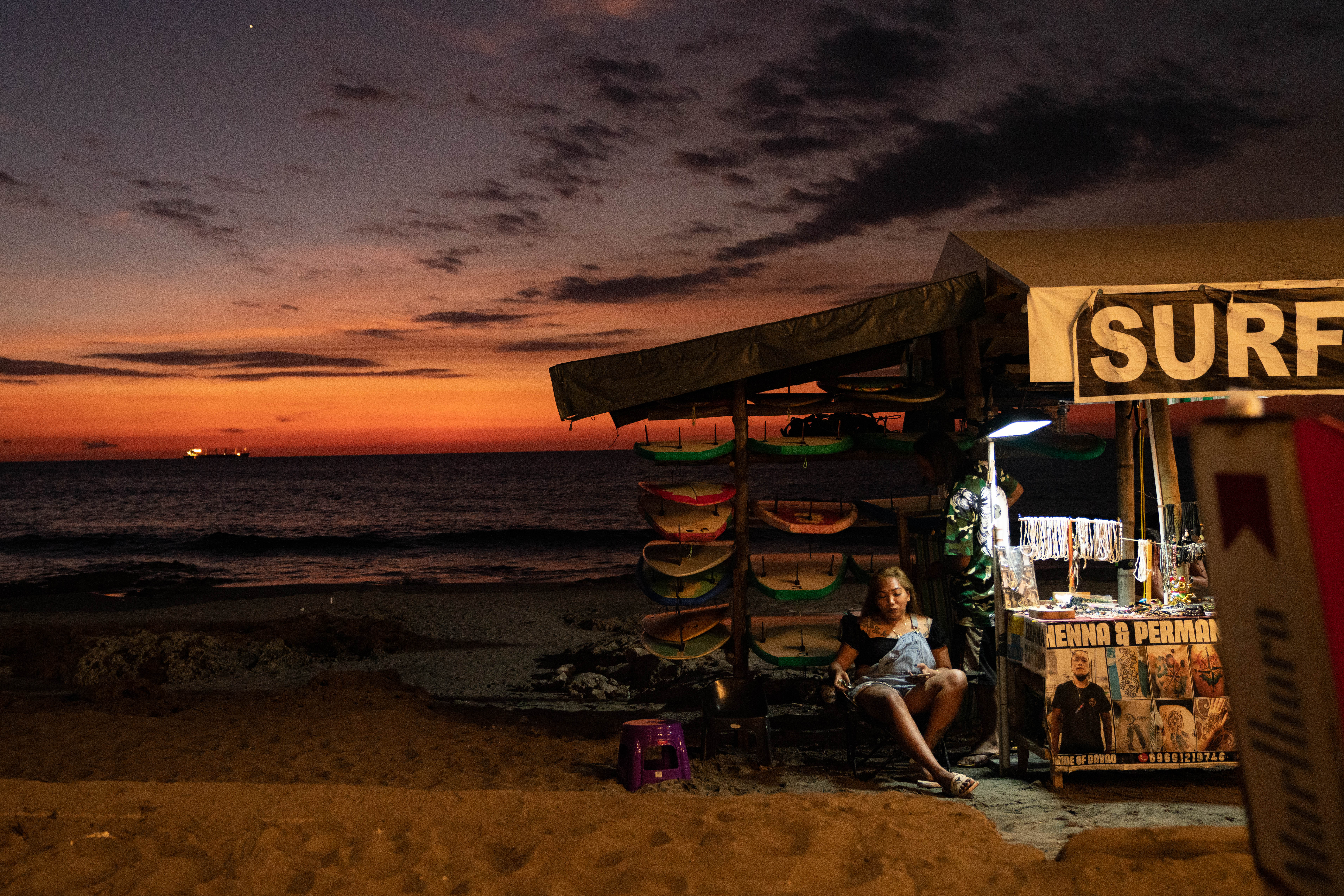 Surf Shop Sunset