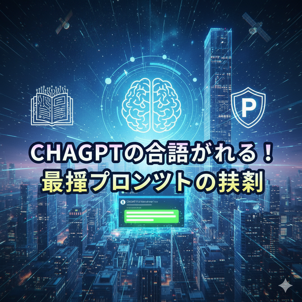 ChatGPTの回答が変わる！最強プロンプトの鉄則